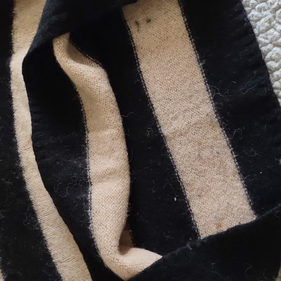 All Saints Size XS Wool Alpaca Blend Stripe V-Neck Long Sleeve Sweater - Picture 12 of 13